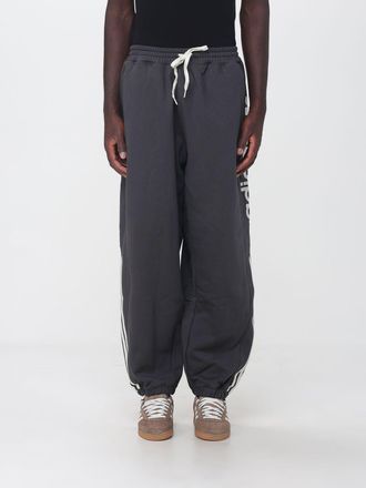 adidas Pantaloni jogging in jersey a gamba dritta con logo