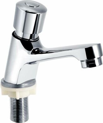 OEM Grifo Inhhub Cromado Con Temporizador De Cierre Autom&aacute;tico, Ahorro De Agua, Grifo Para Lavabo, Grifo Para Cocina, Ba&ntilde;o, Color Plateado