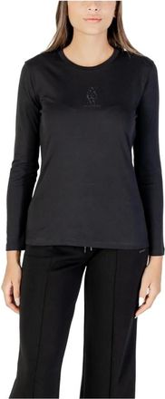 A|X Armani Exchange Mujer, Camisetas, Negro, Talla: XS