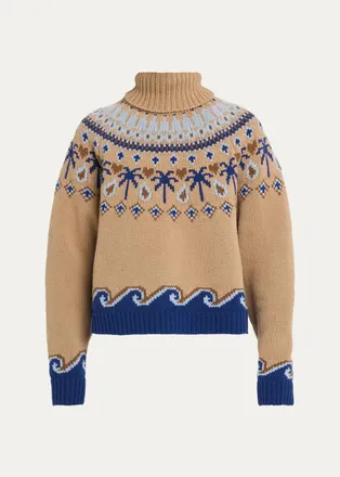 Alanui Sweet Winter Turtleneck Sweater