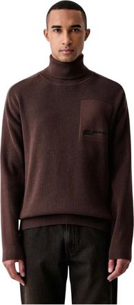 Karl Lagerfeld Regular Rollneck Trui - Heren - Truien - Bruin - Maat: M Katoen
