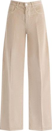 Nine In The Morning Eris Overcarrot Jeans - Dames - Wijde Broeken - Beige - W29 - Broeken