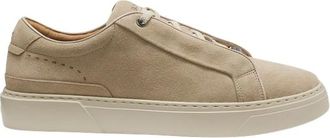 HUGO BOSS Heren, Schoenen, Beige, Maat: 42 EU Leer