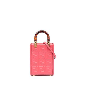 Fendi Pre-owned Fendi Mini Zucca Embossed Leather Sunshine Shopper Tote Ladies 8YHCJQXI9FGVS8LX