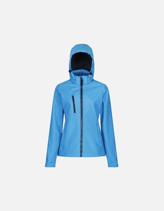 Regatta Womens Regatta Womens/Ladies Venturer Hooded Soft Shell Jacket - Navy - Size: 18
