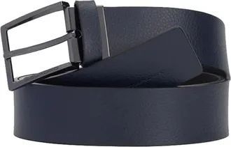 Piquadro Belts, male, Blue, Size: ONE SIZE Reversible Belt Nblu