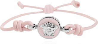 Versace Medusa Leren Armband - unisex - Armbanden - Roze - ONE Size - Leer - Accessoires