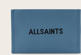 AllSaints Polyester Izzy Logo Knitted Clutch, Size: One Size