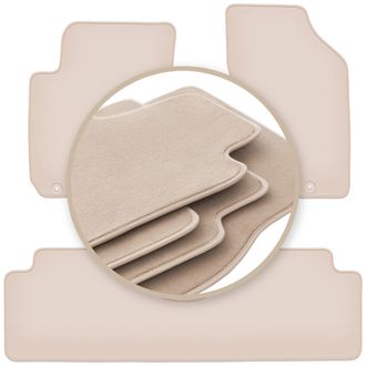 OEM Alfombrillas Premium Beige Para Hyundai Tucson I Suv 2004-2010