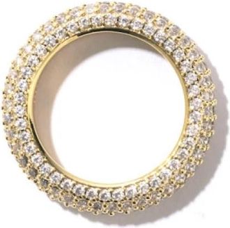 Pearl Octopuss.y Skinny Diamanten Ring - Dames - Ringen - Grijs - 54 MM - Accessoires