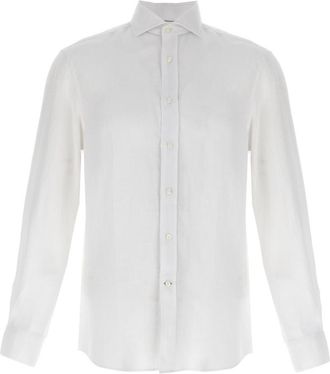 Brunello Cucinelli White Linen Shirt