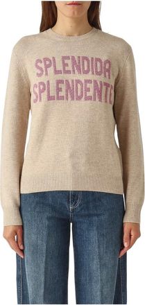 MC2 Saint Barth Dames, Truien, Beige, Maat: XS Wol