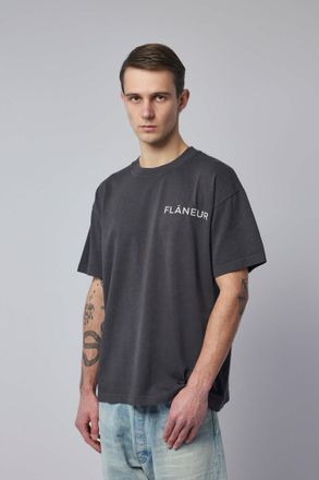 Flaneur Double Logo T-shirt Washed