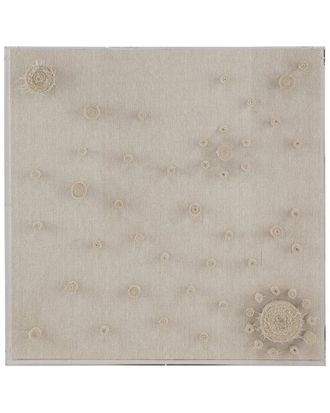 A&B Home Discontinued A&B Home 3D Spiral Fabric Framed Wall Decor