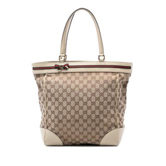 Gucci Pre-owned Gucci GG Canvas Web Mayfair Tote Ladies N54BTO260I9ZNJ5Z
