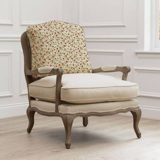 Voyage Maison Fresia Printed Florence Chair in Light Brown