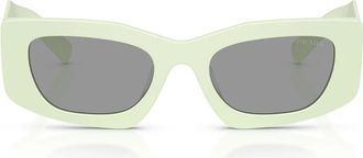 Prada Sunglasses Prd03 Sd 05 K50 Q Matte Mint Green/Grey Women