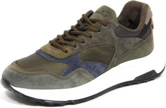 Hogan Hyperlight Lace-up Sneakers - Heren - Sneakers - Groen - 39 EU - Leer - Schoenen