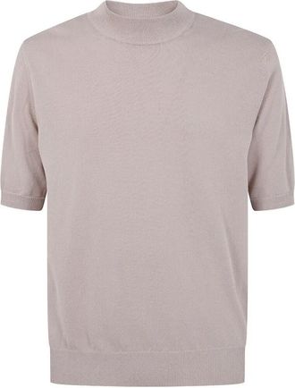 Zanone Turtle Neck Short Sleeves Sweater