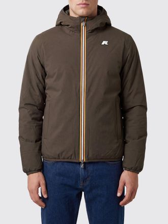 K-Way Reversible Hooded Windbreaker in Recycled Nylon