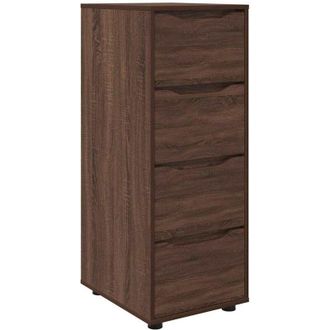 vidaXL Armario De Almacenamiento Roble Marr&oacute;n 40 X 48 X 105 Cm Vidaxl