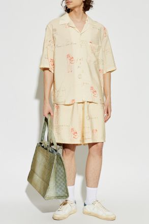 Misbhv Shirt With A Pocket, Mens, Yellow