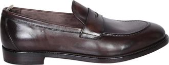 Officine Creative Bruine Loafers Klassieke Stijl Herenschoenen - Heren - Loafers - Bruin - 46 EU - Leer - Schoenen