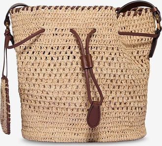 Stella McCartney Geh&auml;ktelte Bast-Bucket-Tasche Falabella