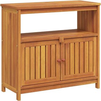 vidaXL Mesa Consola De Jard&iacute;n Madera Maciza Acacia 80x35x75 Cm Vidaxl