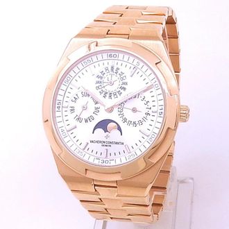 Vacheron Constantin Pre-owned Vacheron Constantin Overseas Silver-tone Dial Mens Watch 4300V/120R-B064