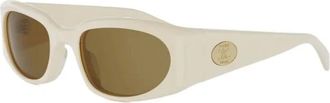 Celine Sunglasses, female, White, Size: 57 MM 25J Sunglasses