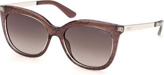 Guess GU00354 69F Womens Sunglasses Burgundy Size 56