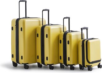 Vera Bradley Outlet Hardside 4-Piece Nested Luggage Set