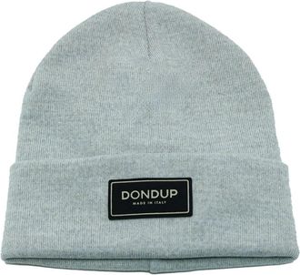 Dondup Hoed van technische wol - Heren - Hoeden - Grijs - ONE Size - Wol - Accessoires