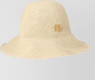 Ruslan Baginskiy knit wide brim statement hat design