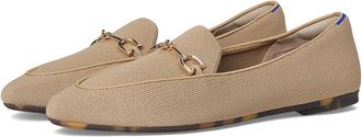 Rothy's The Double Bit Loafers Womens Flat Shoes Dune : 7.5 M, Polyester
