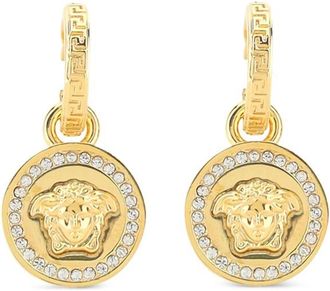 Versace Golden La Medusa Drop Earrings
