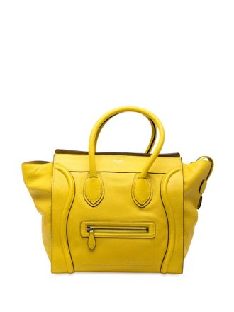Celine 2012 Mini Calfskin Luggage tote bag - Yellow