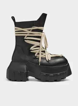 Rick Owens Mens Megalace Mega Tractor boots Men