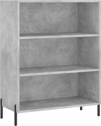 vidaXL Vidaxl - Shelf Cabinet Concrete Grey 69.5x32.5x90 cm Engineered Wood
