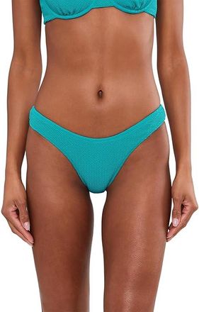 Seafolly Sea Dive High Cut Rio Womens Swimwear Caribbean Blue : AUS 16 (US Womens 12), Elastane/Nylon