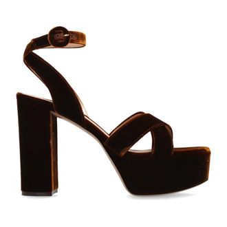 Gianvito Rossi Dames, Schoenen, Bruin, Maat: 38 EU Leer