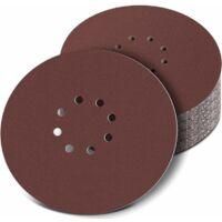 OEM Disco De Lijado De 225 Mm, 30 Discos Abrasivos Circulares, Papel De Lija De 8 Agujeros Para Lijadora, Papel De Lija Para Lijadora En Seco, Lijadora Gi