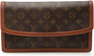 Louis Vuitton Pre-owned Pochette Dame - Dames - Vintage Clutch - Bruin - ONE Size - Vintage