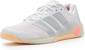 adidas Dropset 4 Power Trainer Training Shoes Womens Boots White/Silver Metallic : 10.5 B - Medium, Rubber