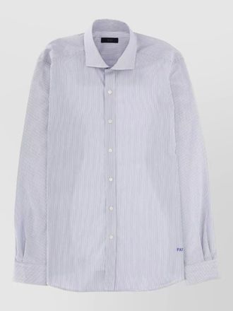 Fay oxford shirt regular fit collar long sleeves