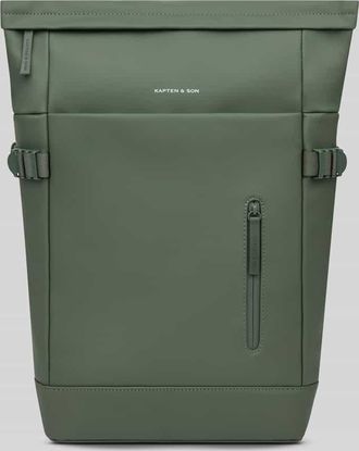 Kapten & Son Rucksack mit Flaschenhalterung innen Modell HELSINKI in Schilf, Gr&ouml;&szlig;e 1