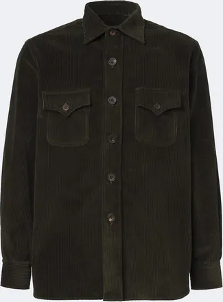 Rubinacci Cotton corduroy overshirt