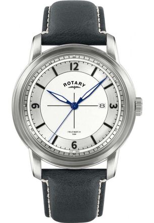 Rotary RGS10003-06 Mens Heritage Field Watch - Silver - One Size