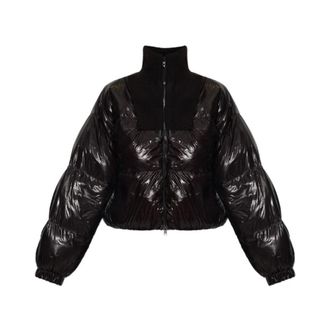 Diesel Dames, Jassen, Zwart, Maat: 2XS
